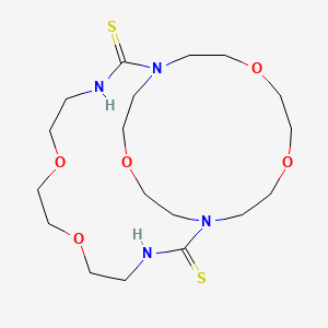 6,9,17,20,25-Pentaoxa-1,3,12,14-tetraazabicyclo[12.8.5]heptacosane-2,13-dithione