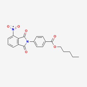 pentyl 4-(4-nitro-1,3-dioxo-1,3-dihydro-2H-isoindol-2-yl)benzoate