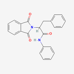 2-(1,3-Dioxo-1,3-dihydro-isoindol-2-yl)-3,N-diphenyl-propionamide