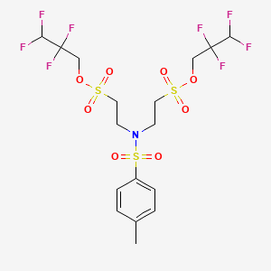 Bis(2,2,3,3-tetrafluoropropyl) 2,2'-{[(4-methylphenyl)sulfonyl]imino}diethanesulfonate