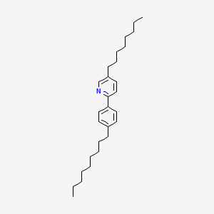 2-(4-Nonylphenyl)-5-octylpyridine