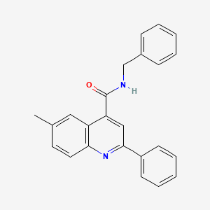 N-benzyl-6-methyl-2-phenylquinoline-4-carboxamide