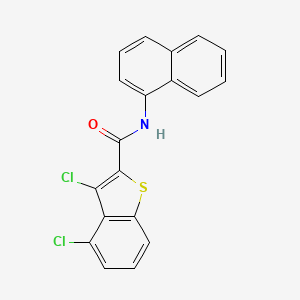 3,4-dichloro-N-(naphthalen-1-yl)-1-benzothiophene-2-carboxamide