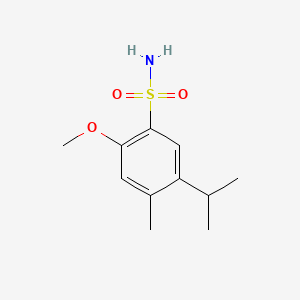 molecular formula C11H17NO3S B1170740 5-Isopropyl-2-methoxy-4-methylbenzenesulfonamide 