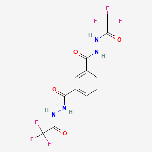 N'~1~,N'~3~-bis(trifluoroacetyl)benzene-1,3-dicarbohydrazide