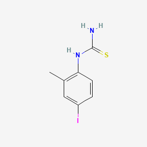 molecular formula C8H9IN2S B1170749 1-(4-Iodo-2-methylphenyl)thiourea 