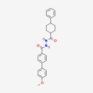 4'-methoxy-N'-[(4-phenylcyclohexyl)carbonyl]biphenyl-4-carbohydrazide