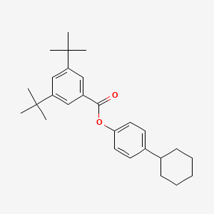 4-Cyclohexylphenyl 3,5-ditert-butylbenzoate