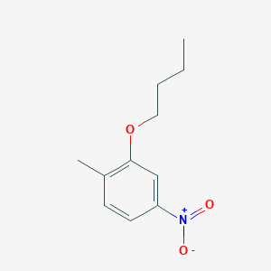 molecular formula C11H15NO3 B11707555 2-Butoxy-1-methyl-4-nitrobenzene CAS No. 57264-52-5