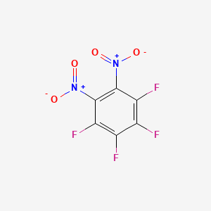 molecular formula C6F4N2O4 B11707595 1,2,3,4-Tetrafluoro-5,6-dinitrobenzene CAS No. 16582-87-9