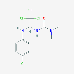 1,1-Dimethyl-3-(2,2,2-trichloro-1-(4-chloro-phenylamino)-ethyl)-urea