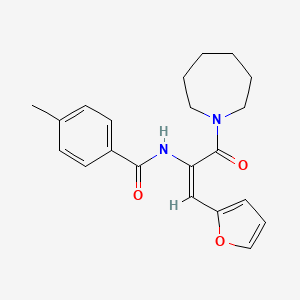 N-[1-(Azepane-1-carbonyl)-2-furan-2-yl-vinyl]-4-methyl-benzamide