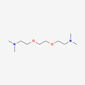 molecular formula C10H24N2O2 B11707667 Ethanamine, 2,2'-(1,2-ethanediylbis(oxy))bis(N,N-dimethyl- CAS No. 3065-46-1