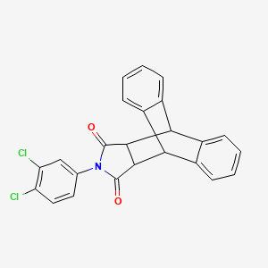 17-(3,4-Dichlorophenyl)-17-azapentacyclo[6.6.5.0~2,7~.0~9,14~.0~15,19~]nonadeca-2,4,6,9,11,13-hexaene-16,18-dione