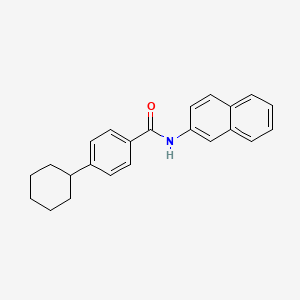 4-cyclohexyl-N-(naphthalen-2-yl)benzamide