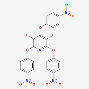 3,5-Difluoro-2,4,6-tris(4-nitrophenoxy)pyridine