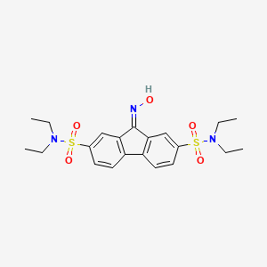 N,N,N',N'-tetraethyl-9-(hydroxyimino)-9H-fluorene-2,7-disulfonamide