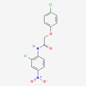 N-(2-chloro-4-nitrophenyl)-2-(4-chlorophenoxy)acetamide