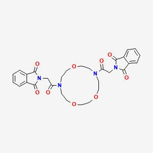 2,2'-[1,4,10-trioxa-7,13-diazacyclopentadecane-7,13-diylbis(2-oxoethane-2,1-diyl)]bis(1H-isoindole-1,3(2H)-dione)