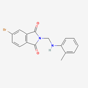 5-bromo-2-{[(2-methylphenyl)amino]methyl}-1H-isoindole-1,3(2H)-dione