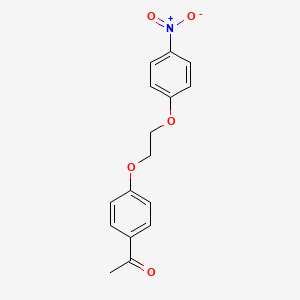 1-{4-[2-(4-Nitro-phenoxy)-ethoxy]-phenyl}-ethanone