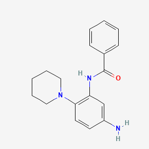 molecular formula C18H21N3O B1170800 N-[5-amino-2-(piperidin-1-yl)phenyl]benzamide 