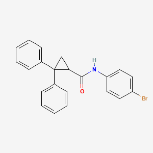 N-(4-bromophenyl)-2,2-diphenylcyclopropanecarboxamide