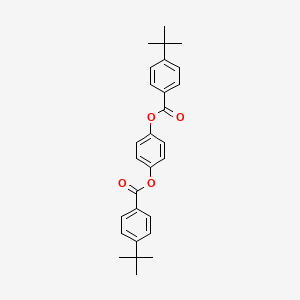 molecular formula C28H30O4 B11708061 Benzene-1,4-diyl bis(4-tert-butylbenzoate) 