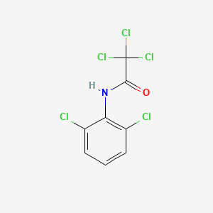 molecular formula C8H4Cl5NO B11708097 2,2,2-trichloro-N-(2,6-dichlorophenyl)acetamide CAS No. 33715-65-0