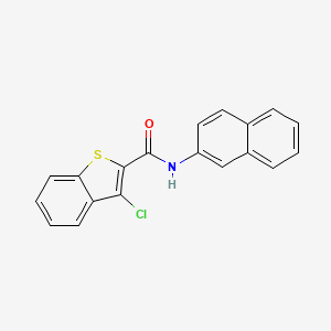 3-chloro-N-(naphthalen-2-yl)-1-benzothiophene-2-carboxamide