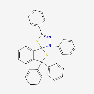 3,3,3',5'-tetraphenyl-3H,3'H-spiro[2-benzothiophene-1,2'-[1,3,4]thiadiazole]