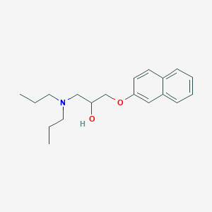 molecular formula C19H27NO2 B11708163 1-Dipropylamino-3-(naphthalen-2-yloxy)-propan-2-ol 