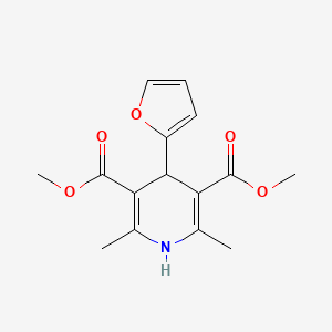 3,5-Pyridinedicarboxylic acid, 1,4-dihydro-2,6-dimethyl-4-(2-furyl)-, dimethyl ester