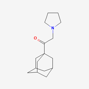 1-(Adamantan-1-YL)-2-(pyrrolidin-1-YL)ethan-1-one