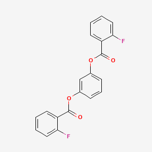 Benzene, 1,3-bis(2-fluorobenzoyloxy)-