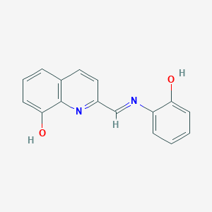 2-(((2-Hydroxyphenyl)imino)methyl)quinolin-8-ol