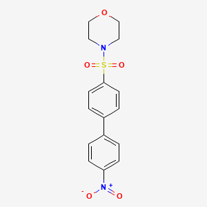 molecular formula C16H16N2O5S B11708430 4-(4'-Nitro-biphenyl-4-sulfonyl)-morpholine 