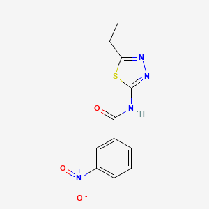 N-(5-ethyl-1,3,4-thiadiazol-2-yl)-3-nitrobenzamide