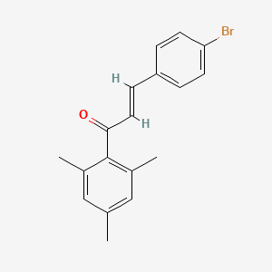 (2E)-3-(4-bromophenyl)-1-(2,4,6-trimethylphenyl)prop-2-en-1-one