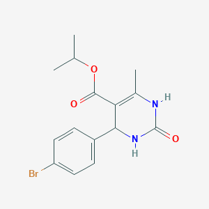 Propan-2-yl 4-(4-bromophenyl)-6-methyl-2-oxo-1,2,3,4-tetrahydropyrimidine-5-carboxylate