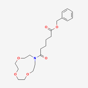 Benzyl 6-oxo-6-(1,4,7-trioxa-10-azacyclododec-10-yl)hexanoate