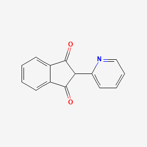 molecular formula C14H9NO2 B11708552 2-(2-Pyridyl)-1,3-indandione CAS No. 42504-43-8