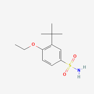 molecular formula C12H19NO3S B1170856 3-Tert-butyl-4-ethoxybenzenesulfonamide 