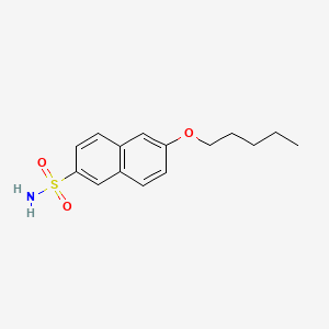 6-(Pentyloxy)-2-naphthalenesulfonamide