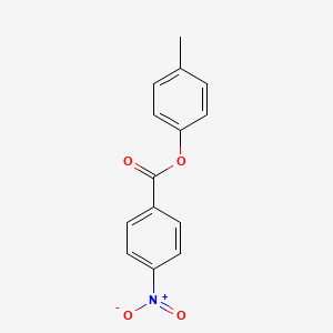 molecular formula C14H11NO4 B11708573 4-Methylphenyl 4-nitrobenzoate CAS No. 15024-11-0