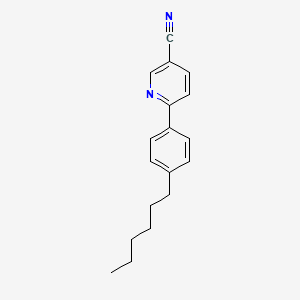 6-(4-Hexylphenyl)pyridine-3-carbonitrile