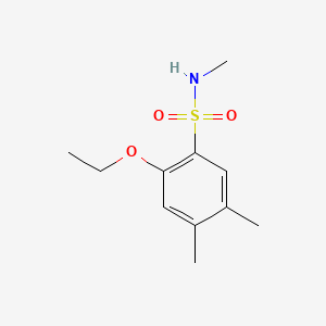 molecular formula C11H17NO3S B1170863 2-ethoxy-N,4,5-trimethylbenzenesulfonamide 