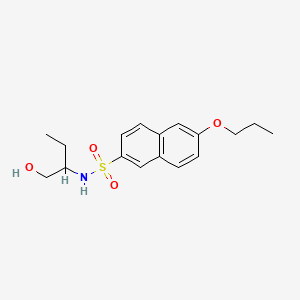 N-(1-hydroxybutan-2-yl)-6-propoxynaphthalene-2-sulfonamide