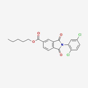 pentyl 2-(2,5-dichlorophenyl)-1,3-dioxo-2,3-dihydro-1H-isoindole-5-carboxylate