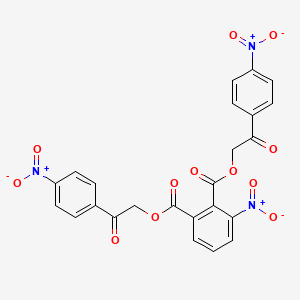 Bis[2-(4-nitrophenyl)-2-oxoethyl] 3-nitrobenzene-1,2-dicarboxylate